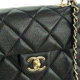 CHANEL: Quilted Caviar Small Top Handle