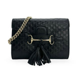 GUCCI: Microguccissima Mini Emily Chain Flap Bag