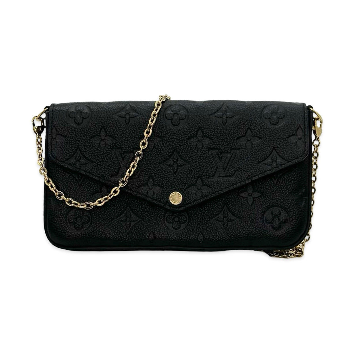 LOUIS VUITTON: Monogram Empreinte Felicie Pochette