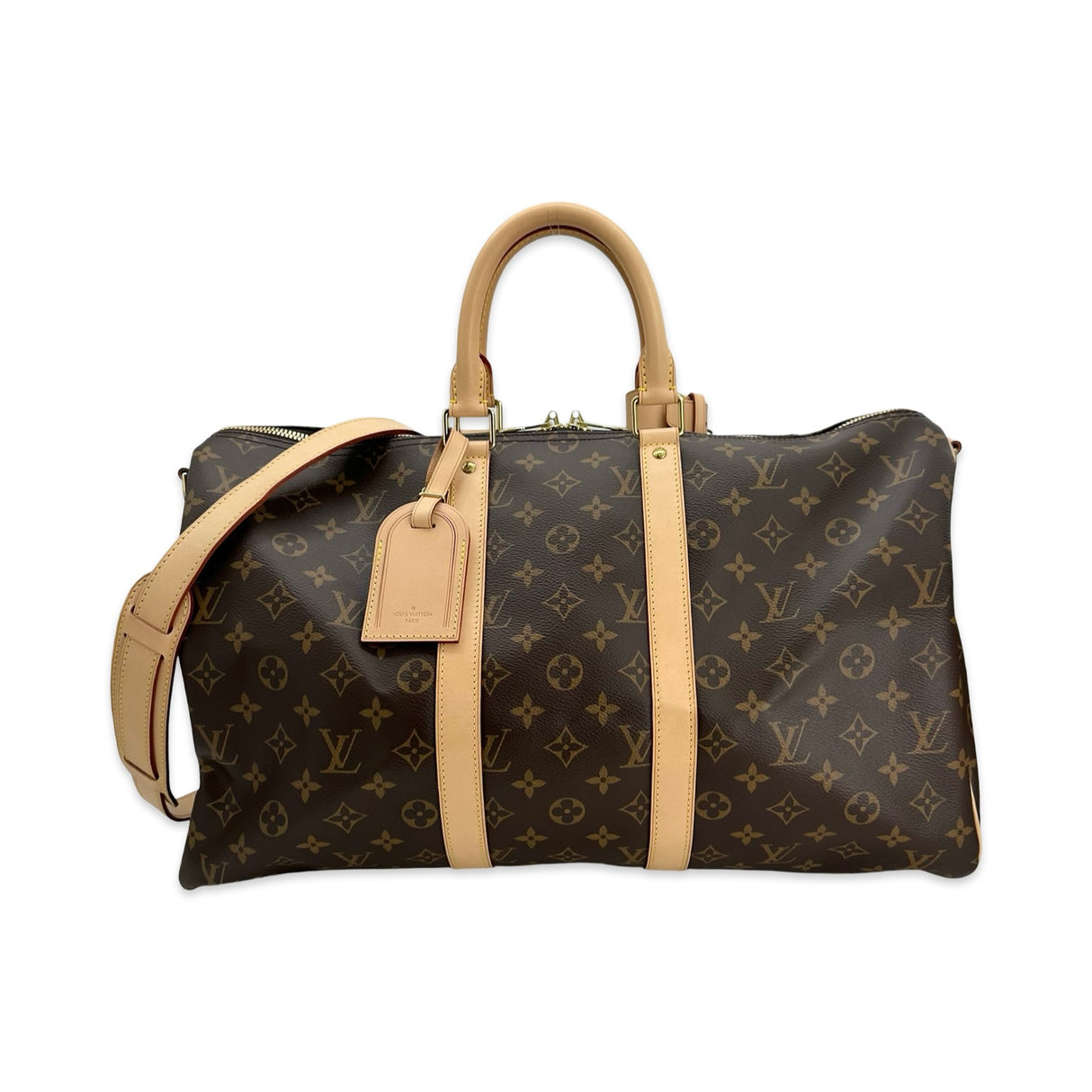LOUIS VUITTON: Monogram Keepall Bandouliere 45