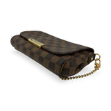 LOUIS VUITTON: Damier Ebene Favorite MM