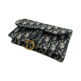 CHRISTIAN DIOR: Oblique Saddle Pouch Waist Bag