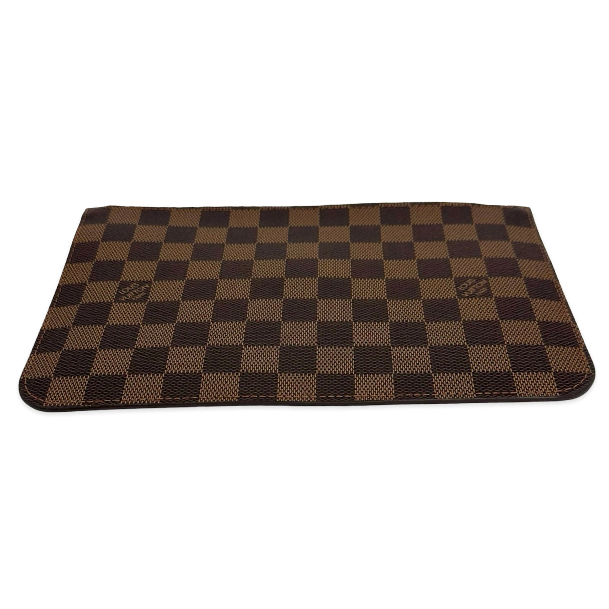 LOUIS VUITTON: Damier Ebene Neverfull Pochette
