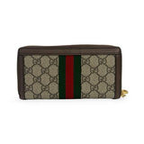 GUCCI: GG Supreme Ophidia Zip Around Wallet