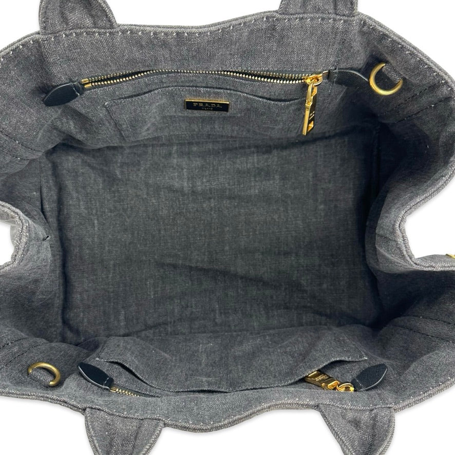 Denim Large Canapa Convertible Tote