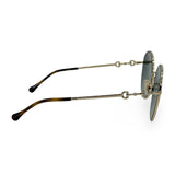 GUCCI: Horsebit Round Sunglasses