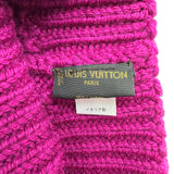 Wool Cable Knit Button Beanie Hat