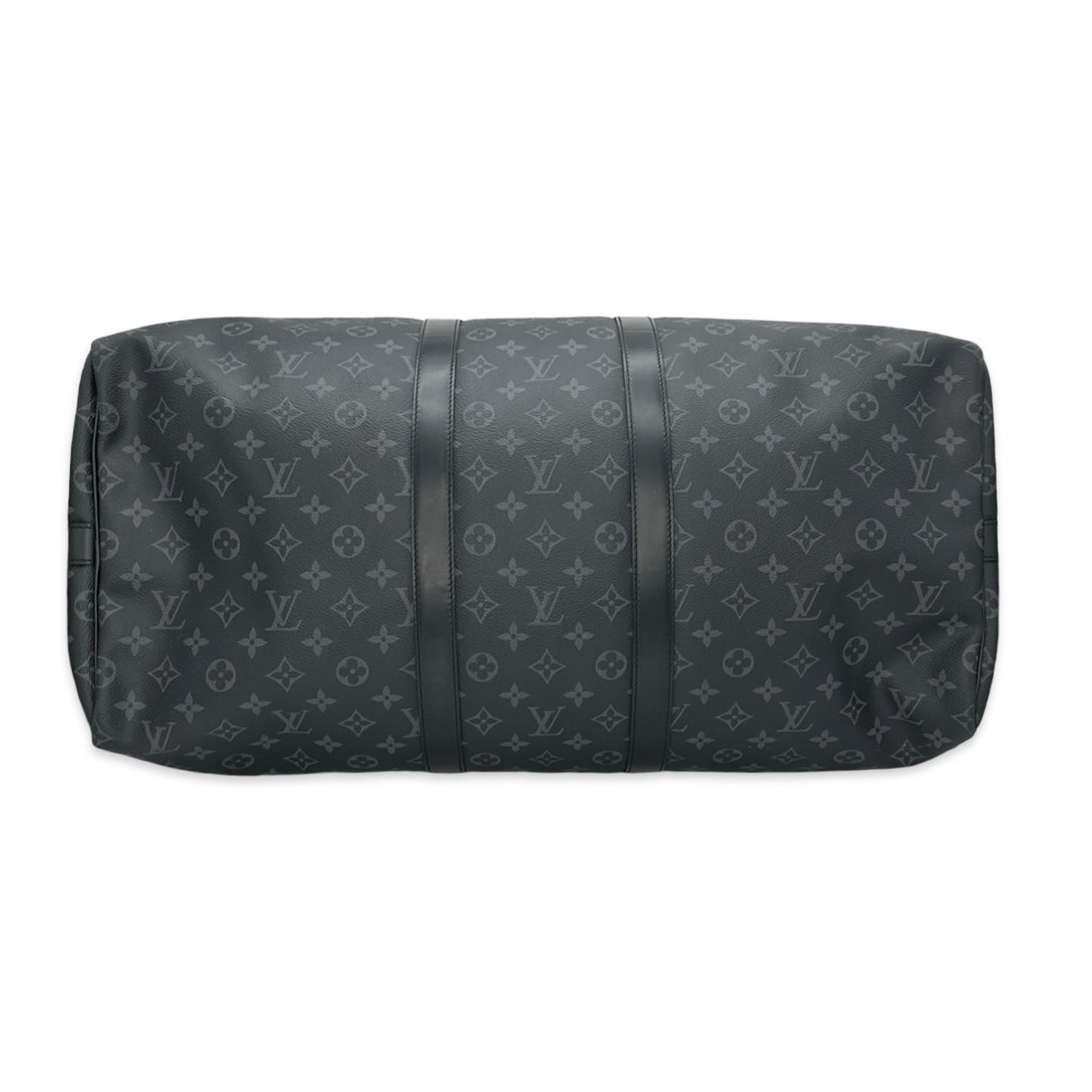 LOUIS VUITTON: Monogram Eclipse Keepall Bandouliere 55