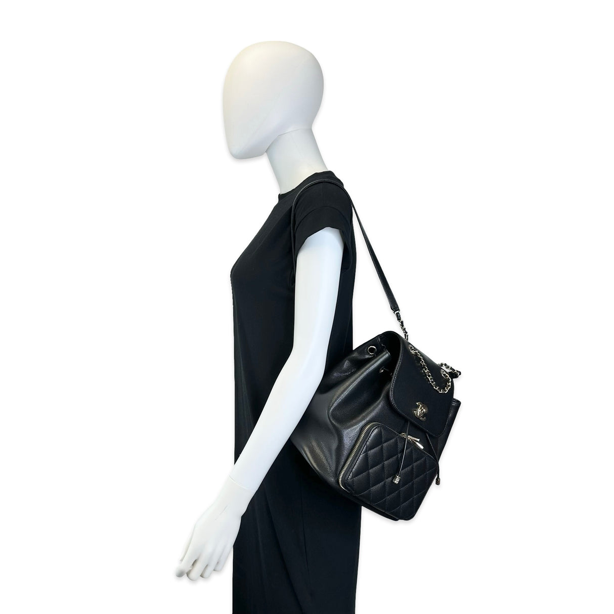 CHANEL: Caviar Business Affinity Backpack