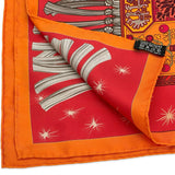 Silk Sun Un Tapis Volant 90 Square Scarf