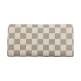 LOUIS VUITTON: Damier Azur Emilie Wallet