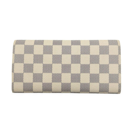 LOUIS VUITTON: Damier Azur Emilie Wallet