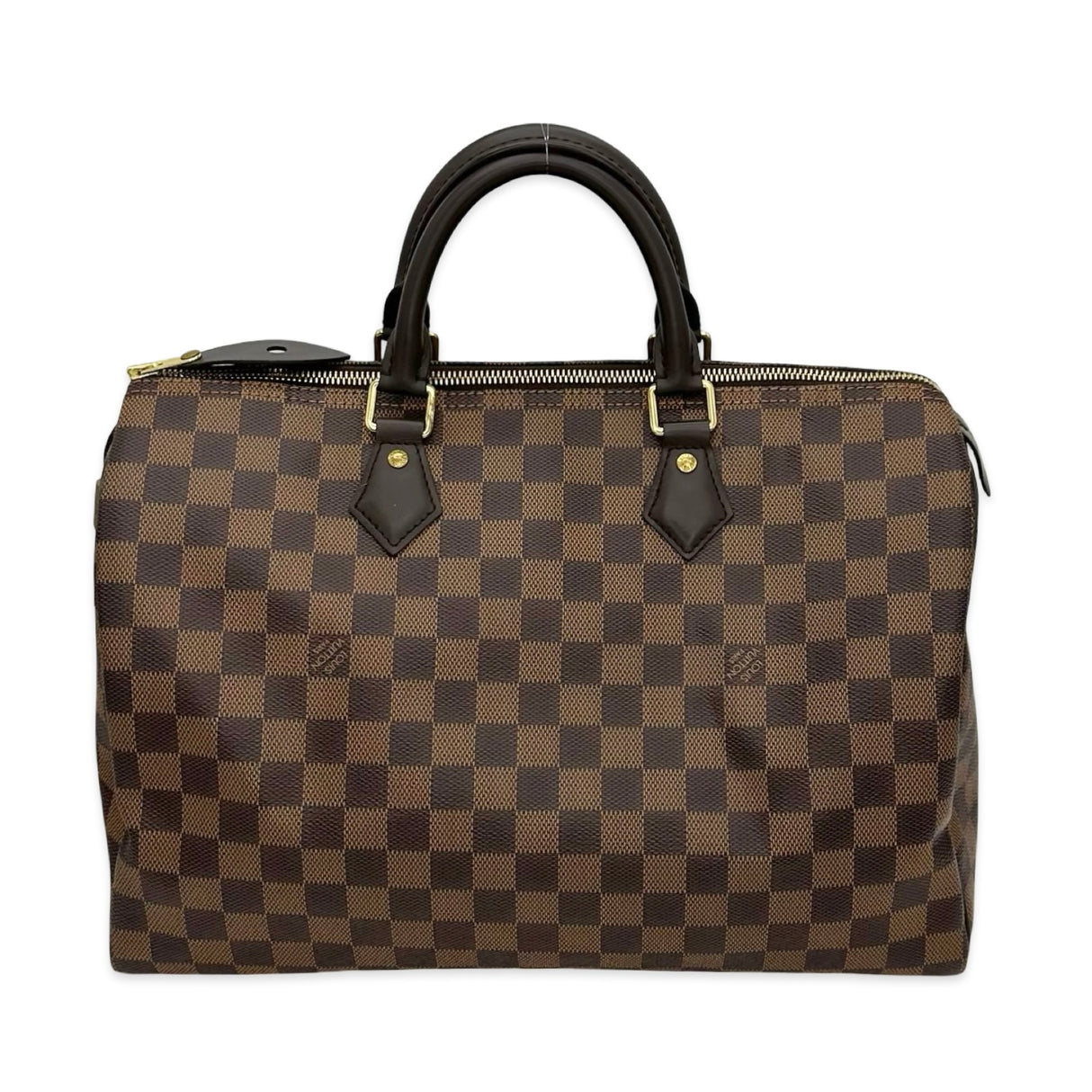 LOUIS VUITTON: Damier Ebene Speedy 35