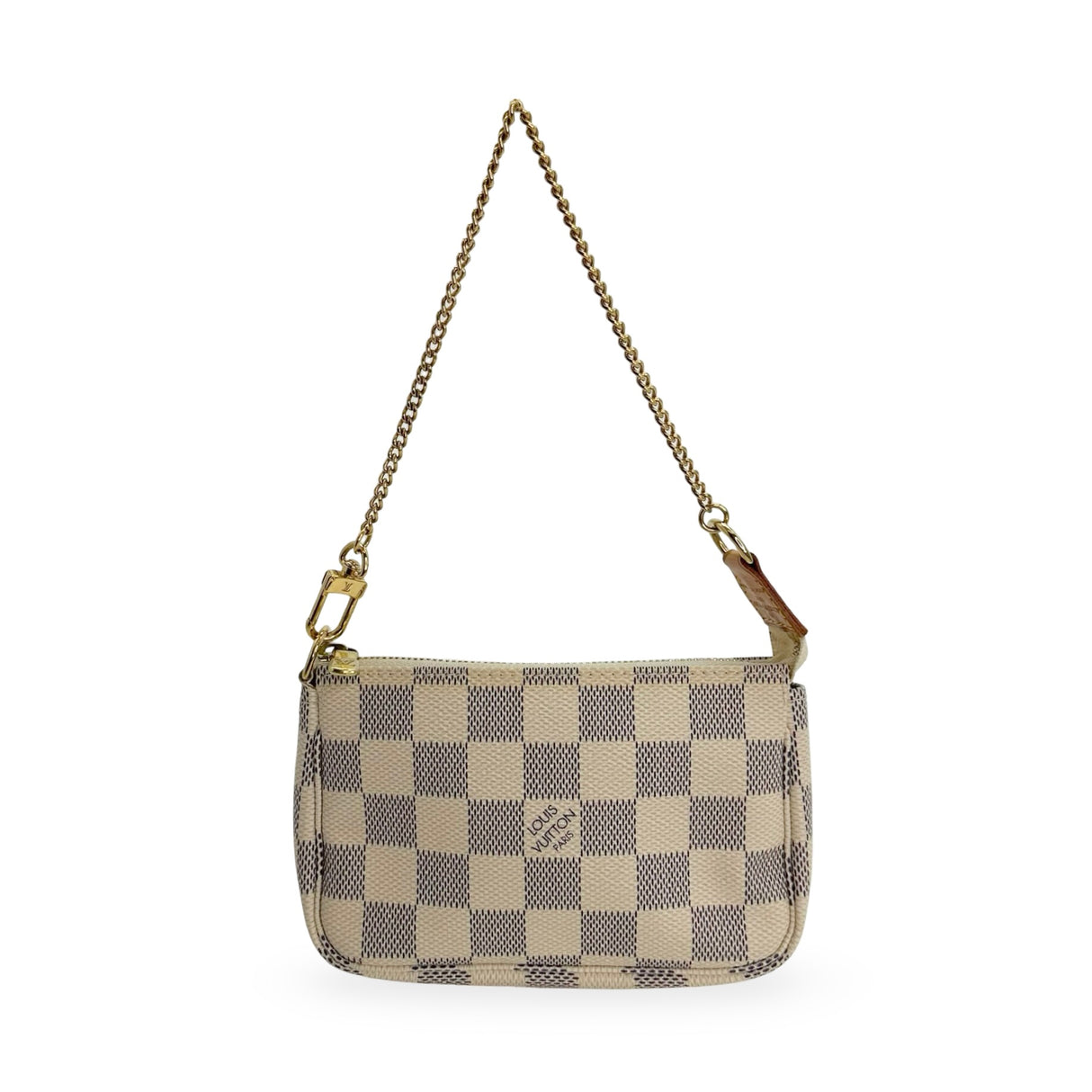 LOUIS VUITTON: Damier Azur Mini Pochette Accessoires