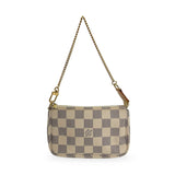 LOUIS VUITTON: Damier Azur Mini Pochette Accessoires