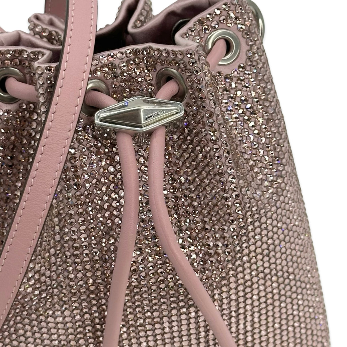 Crystal Mini Cinch Bucket Bag