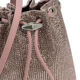 Crystal Mini Cinch Bucket Bag