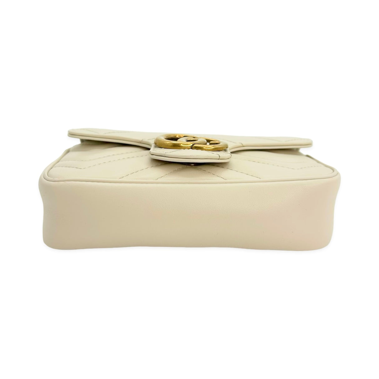 Quilted Leather Super Mini GG Marmont Chain Bag