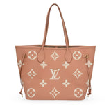 LOUIS VUITTON: Bicolor Monogram Empreinte Neverfull MM