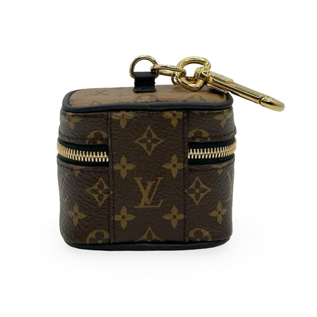 LOUIS VUITTON: Monogram Reverse Mini Vanity Bag Charm