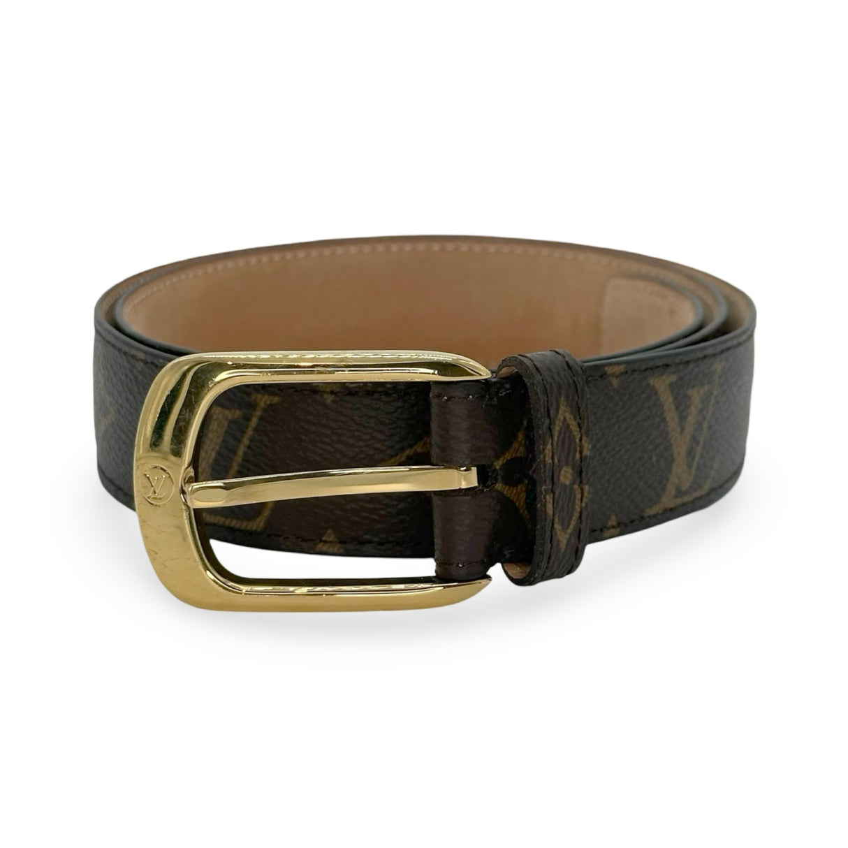 LOUIS VUITTON: Monogram Ellipse Belt