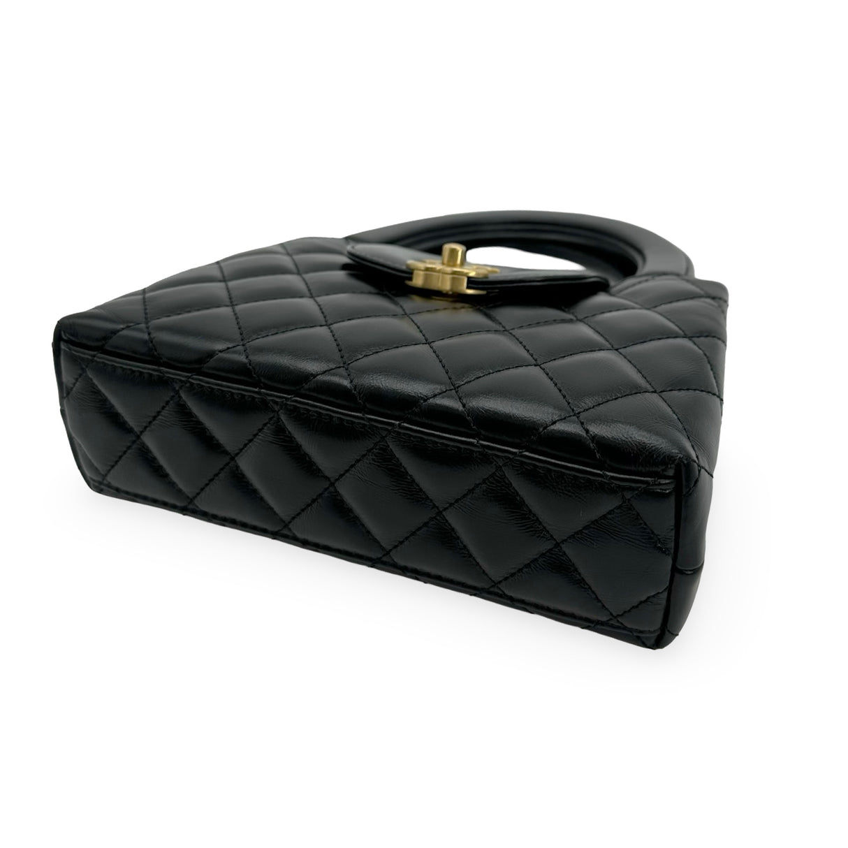 CHANEL: Quilted Calfskin Nano Kelly Top Handle Bag