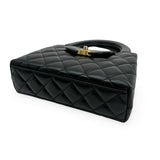 CHANEL: Quilted Calfskin Nano Kelly Top Handle Bag