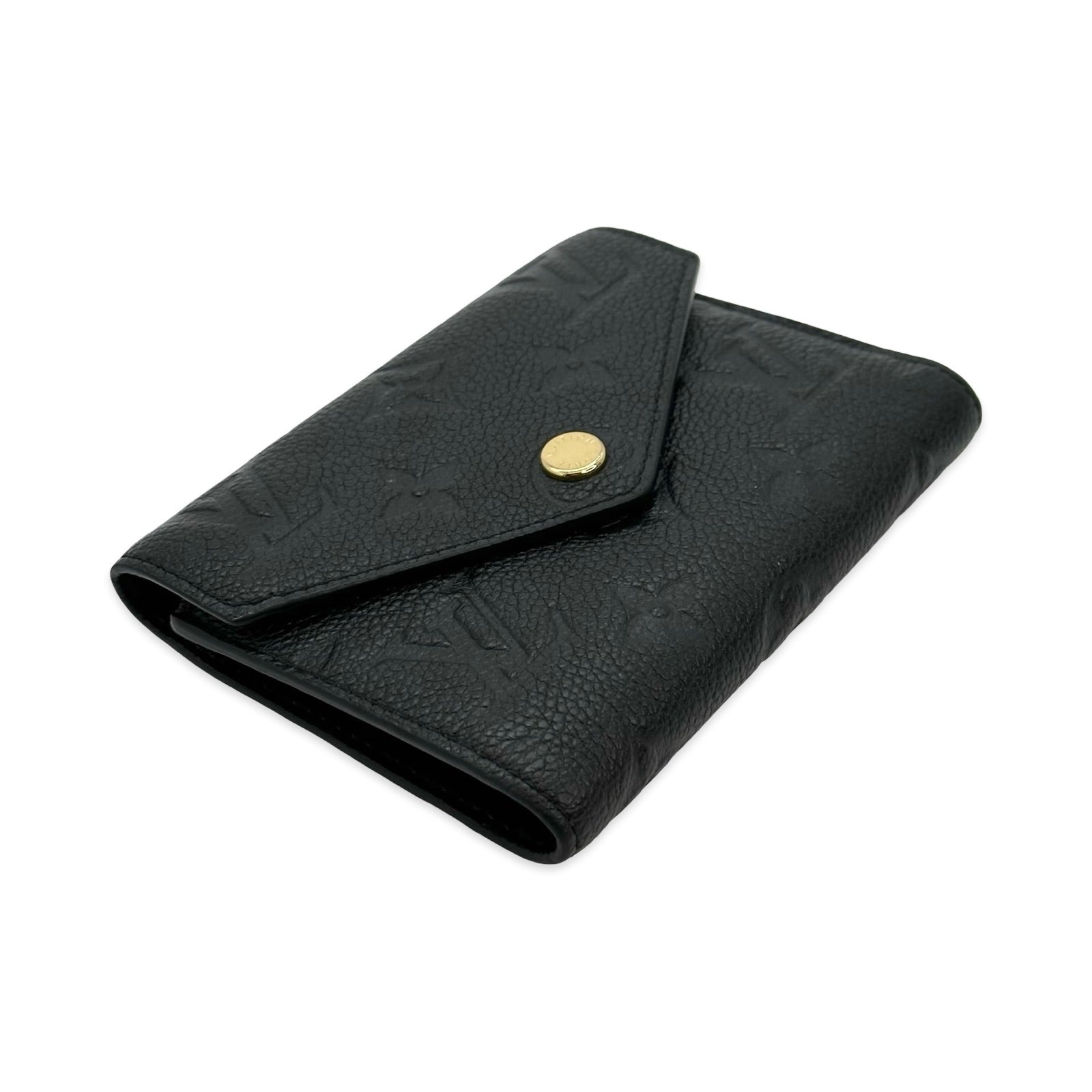 小物 Louis Vuitton Victorine Wallet Noir LOUIS VUITTON: Monogram Empreinte Victorine Wallet – Luv Luxe