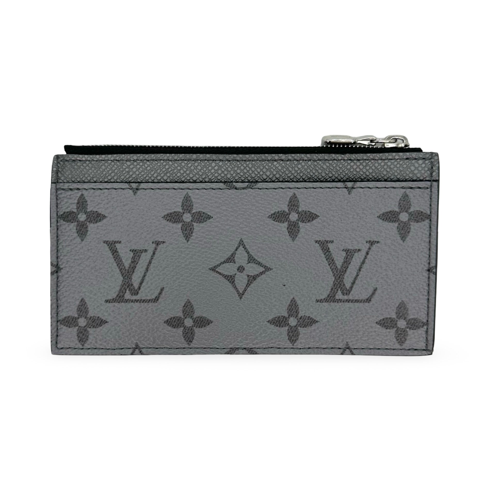 LOUIS VUITTON: Monogram Taigarama Coin Card Holder – Luv Luxe