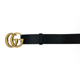 GUCCI: Leather GG Marmont Wide Belt