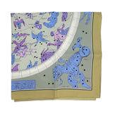 Silk Hemisphaerium Coeli Boreale 90 Square Scarf