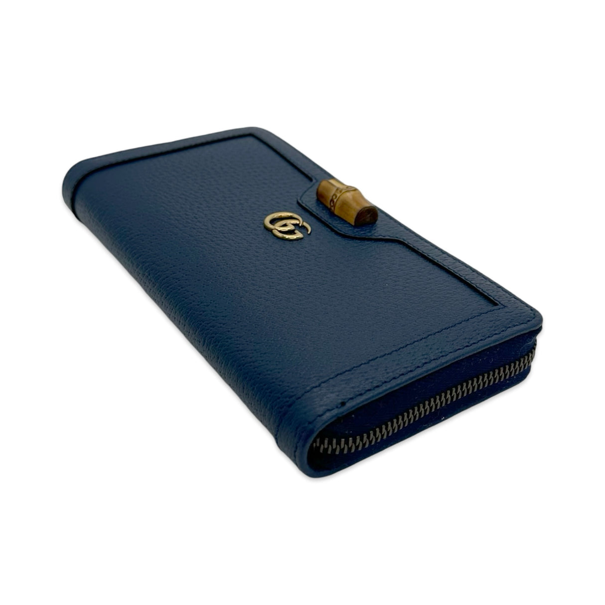 GUCCI: Leather Diana Continental Wallet