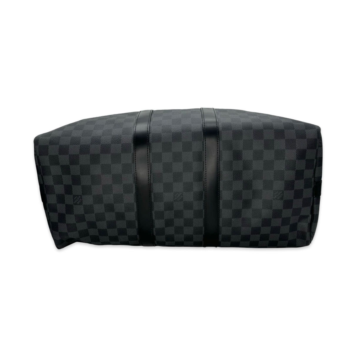 LOUIS VUITTON: Damier Graphite Keepall Bandouliere 45