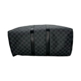 LOUIS VUITTON: Damier Graphite Keepall Bandouliere 45