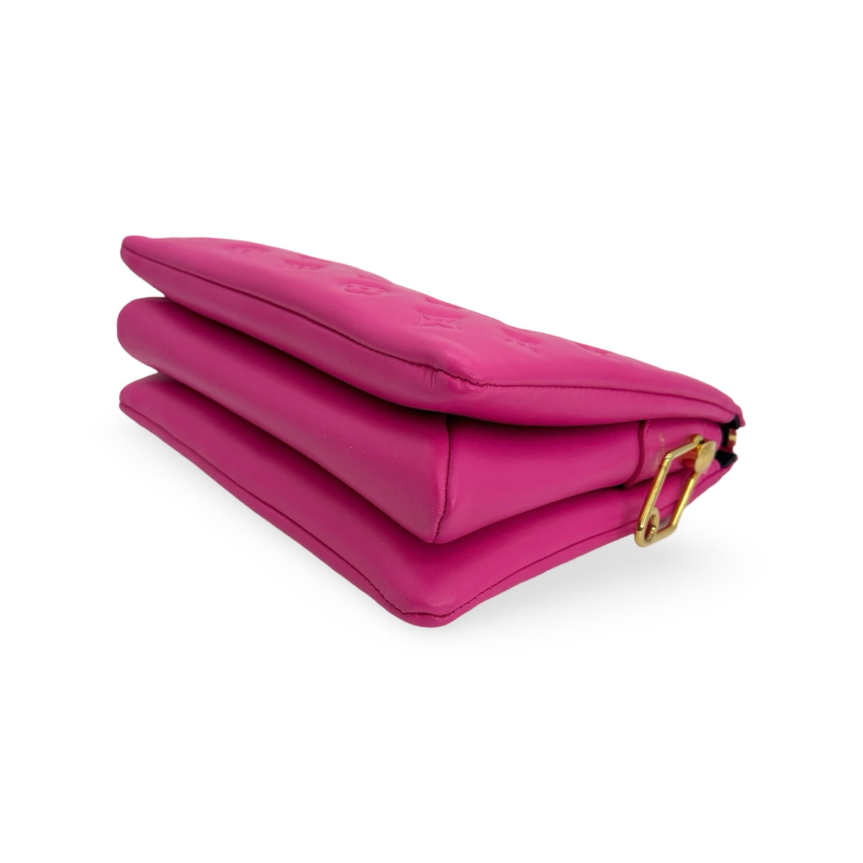 LOUIS VUITTON: Monogram Embossed Coussin PM