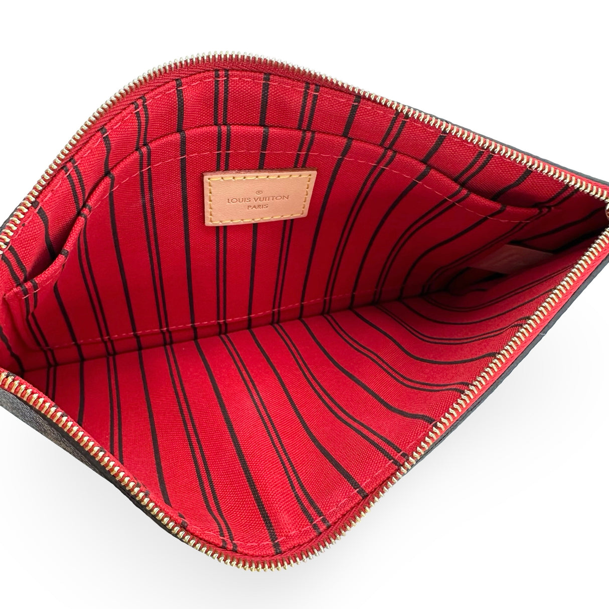 LOUIS VUITTON: Monogram Neverfull Pochette