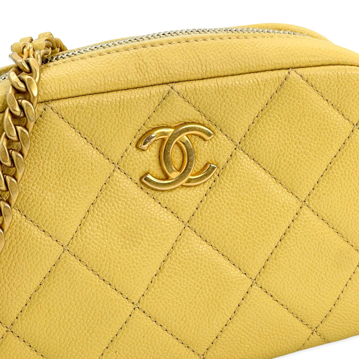 Quilted Caviar Melody Small Camera Bag