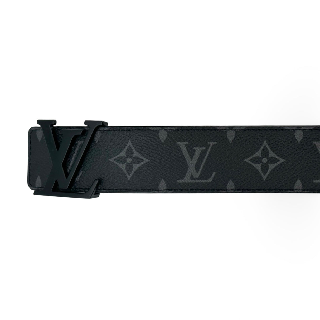 LOUIS VUITTON: Monogram Eclipse Initiales Belt