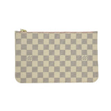 LOUIS VUITTON: Damier Azur Neverfull Pochette