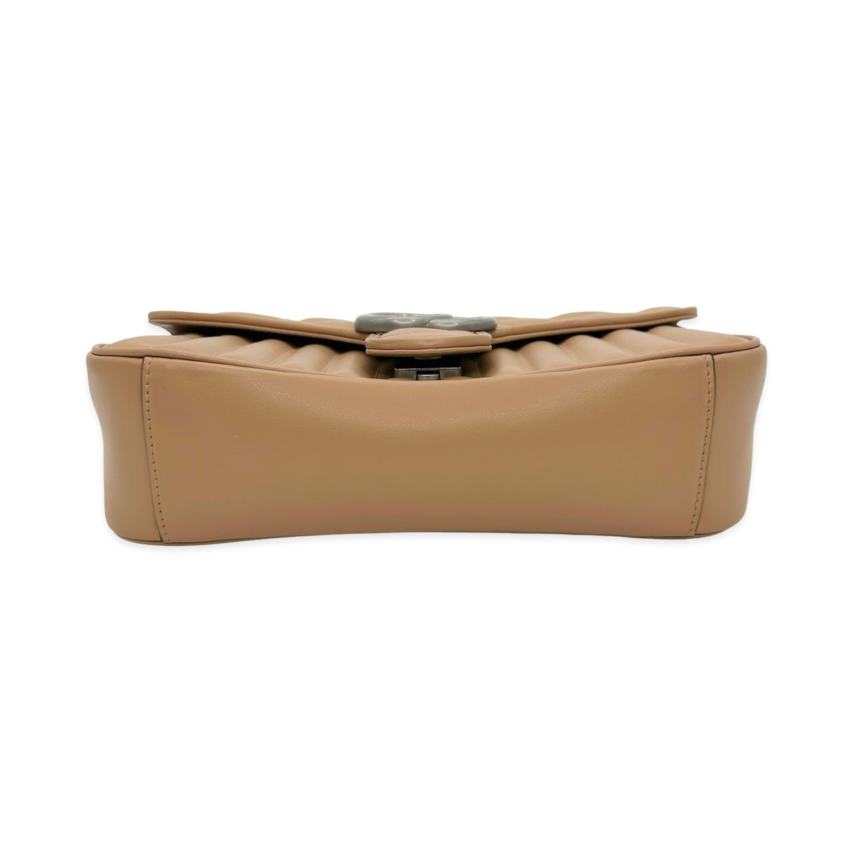 GUCCI: Aria Quilted GG Marmont Small Flap Bag