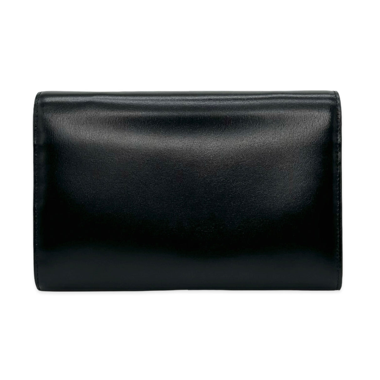 SAINT LAURENT: Leather Monogram Chain Wallet