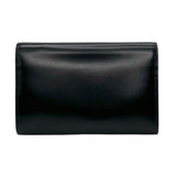 SAINT LAURENT: Leather Monogram Chain Wallet
