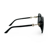 GUCCI: Horsebit Square Sunglasses