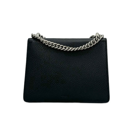 GUCCI: Leather Small Crystal Chain Shoulder Bag