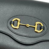 GUCCI: Leather Horsebit 1955 Small Shoulder Bag