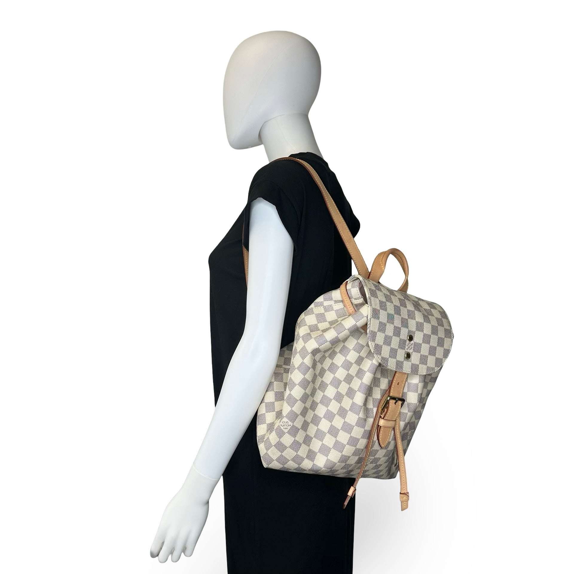 LOUIS VUITTON Damier Azur Sperone Backpack Luv Luxe Scottsdale