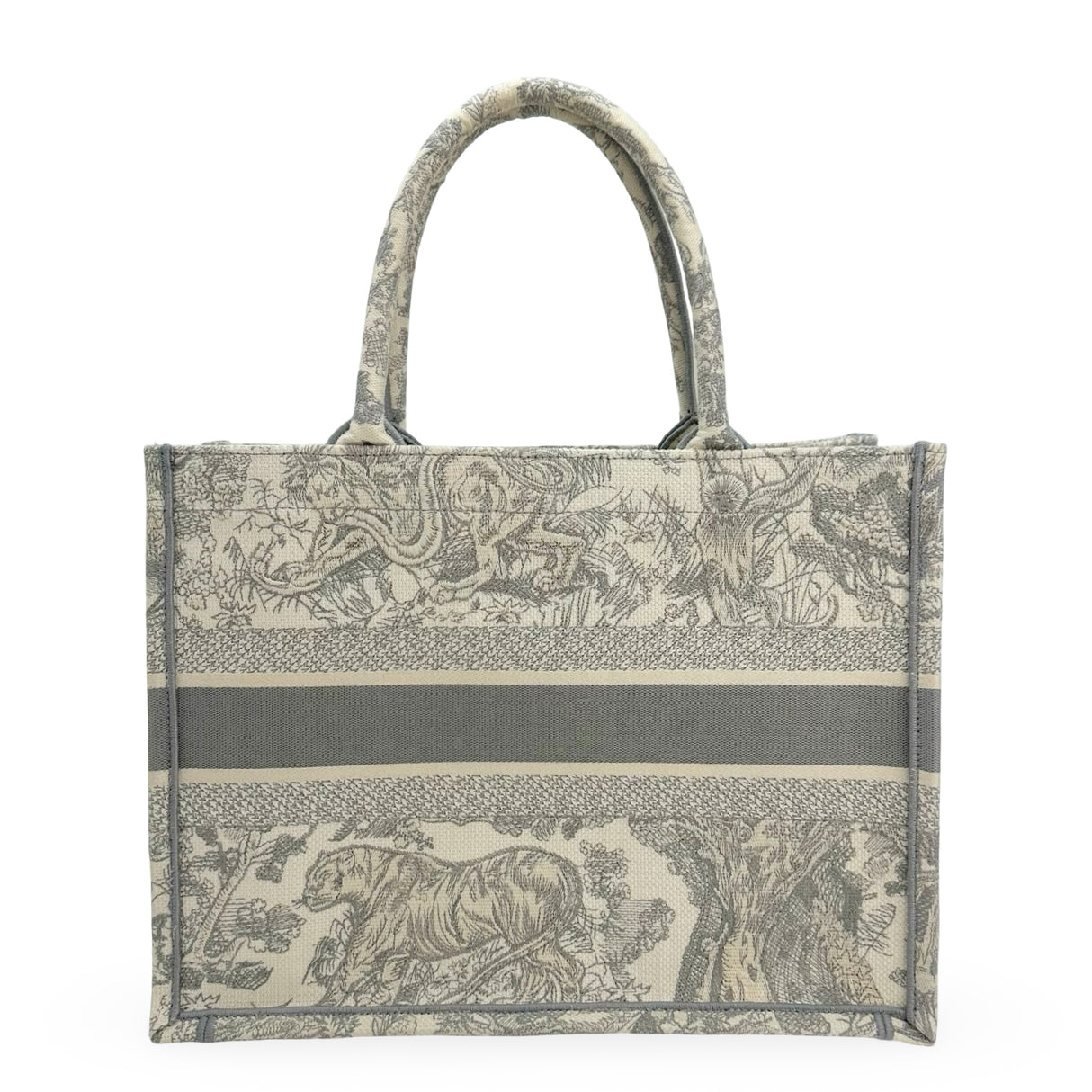 CHRISTIAN DIOR: Toile de Jouy Sauvage Medium Book Tote