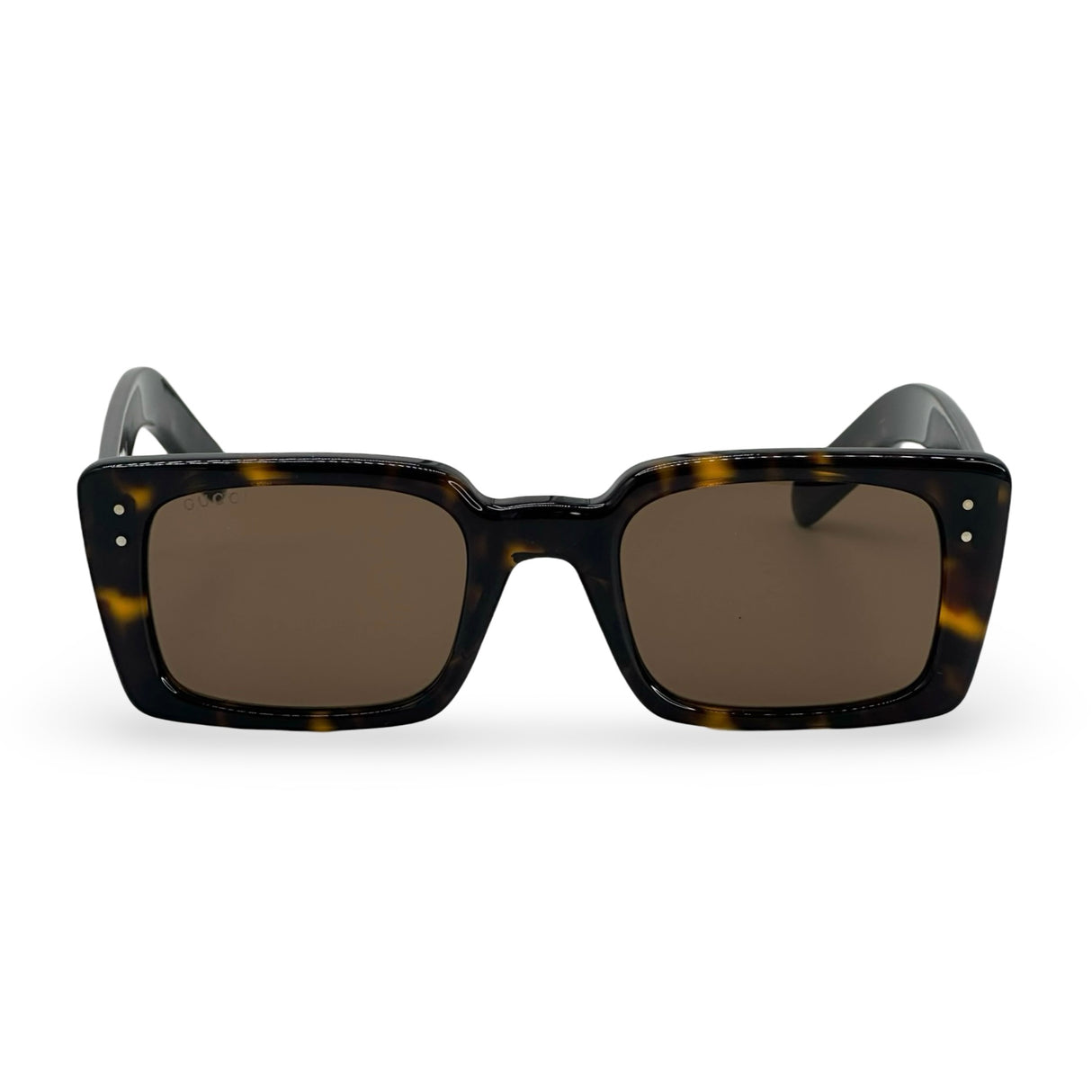 GUCCI: Square Tortoiseshell Sunglasses