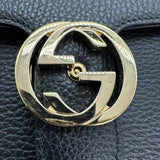 Grained Calfskin Interlocking G Chain Bag