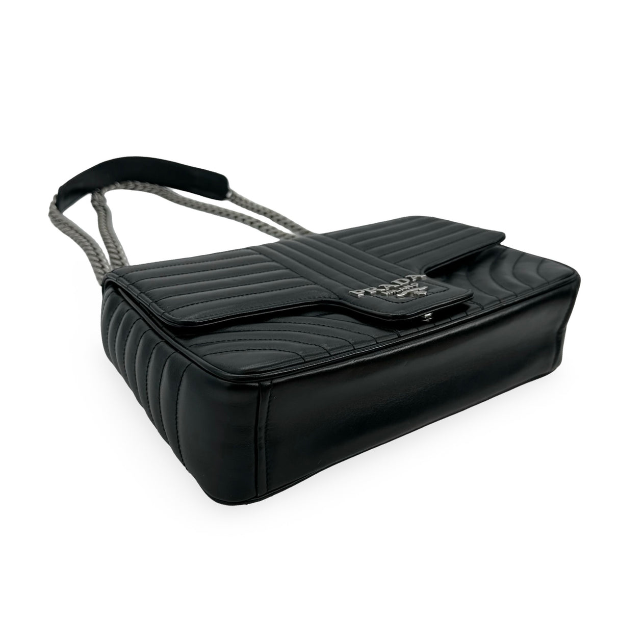 PRADA: Diagramme Medium Flap Chain Bag